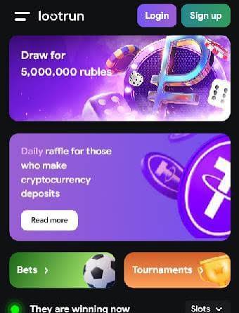 Loot RUn Casino - Официальный сайт для азартных развлечений